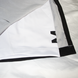 MMA shorts waistband detail - silicon non-slip band with drawstring for secure fit during training
