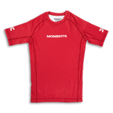 Red BJJ Rashguard Front